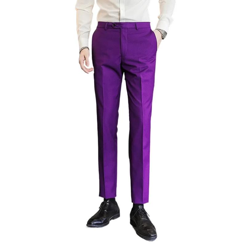 Pantalon de Costume Bleu Homme 2026