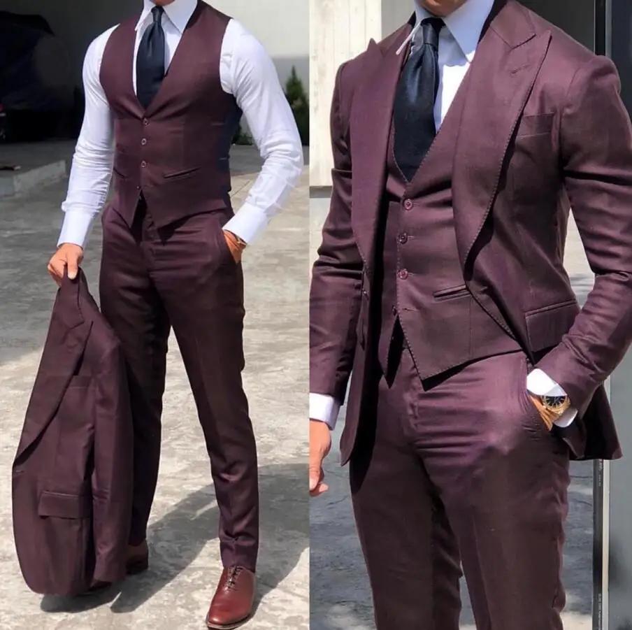 Costumes de smoking de mariage chic pour hommes