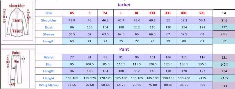 Costumes de luxe blancs pour hommes