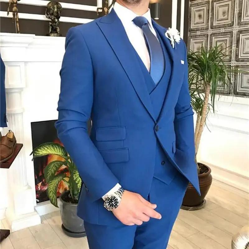 Blazer à Double Boutonnage Bordeaux pour Homme