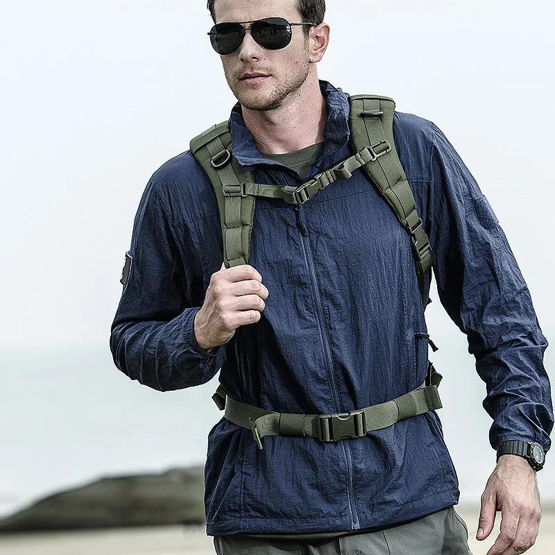 Veste d'Été Légère à Capuche pour Homme