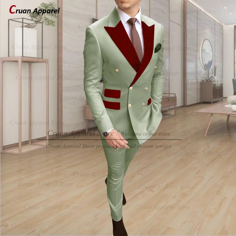 Ensemble de costume beige pour homme