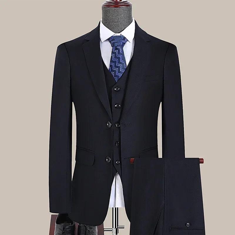 Costume uni élégant et formel pour homme