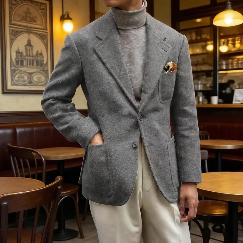 Blazer en tweed pour homme