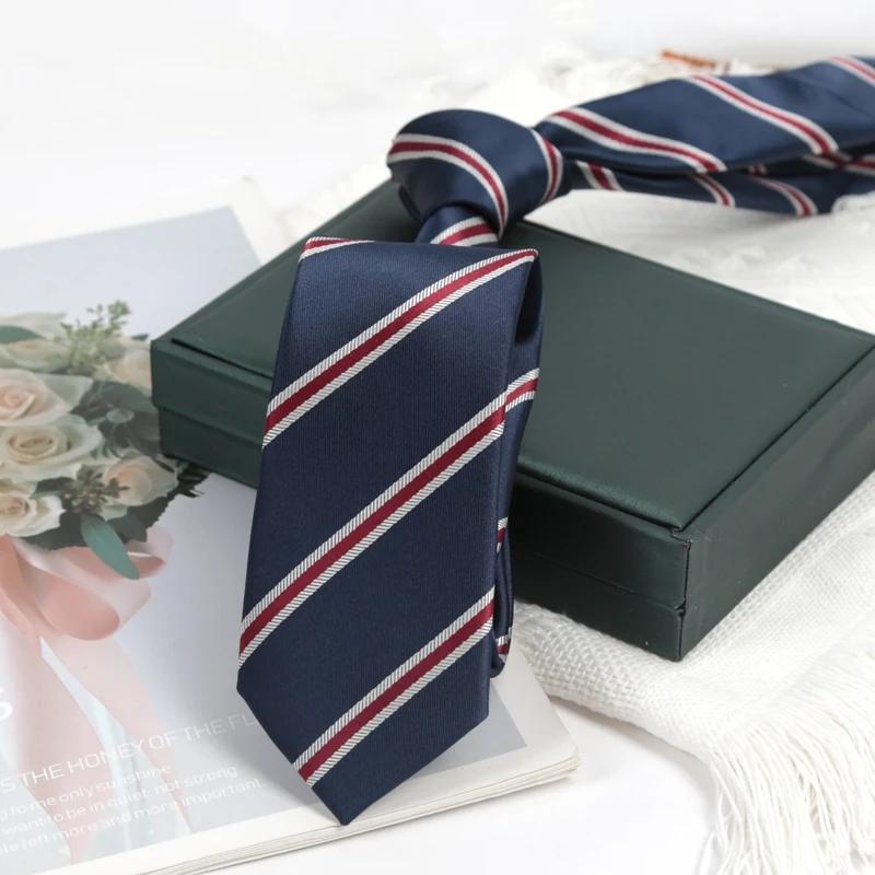 Cravate fine de luxe 6 cm pour homme