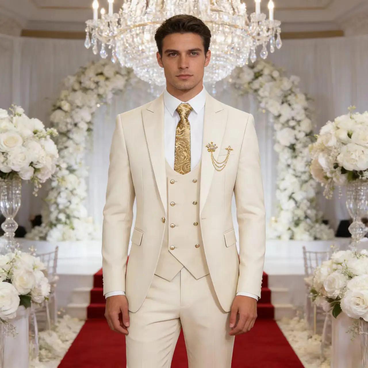 Ensemble de costume 3 pièces pour homme
