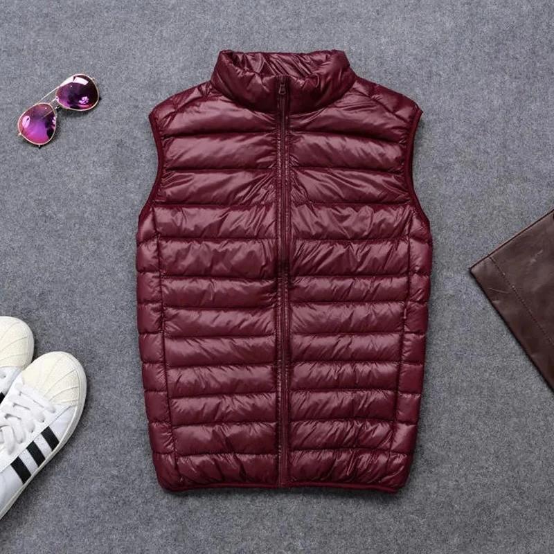 Gilet d'hiver en duvet de canard pour hommes