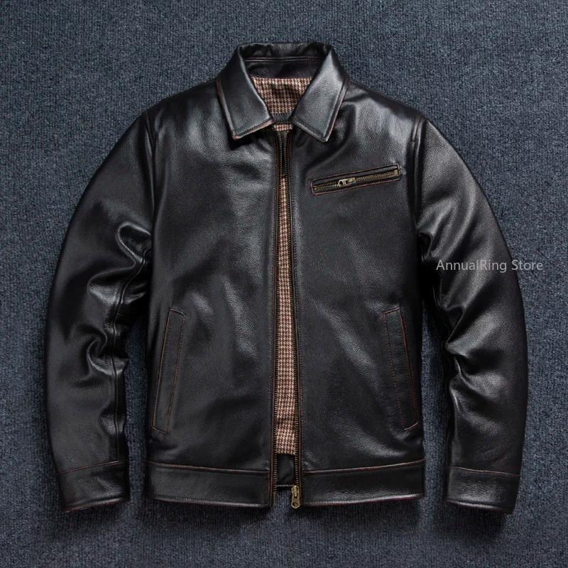 Veste en cuir d'outillage des années 1930 pour hommes