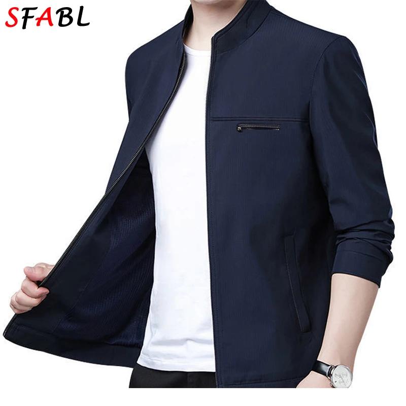 Vestes sociales fines de couleur unie pour hommes