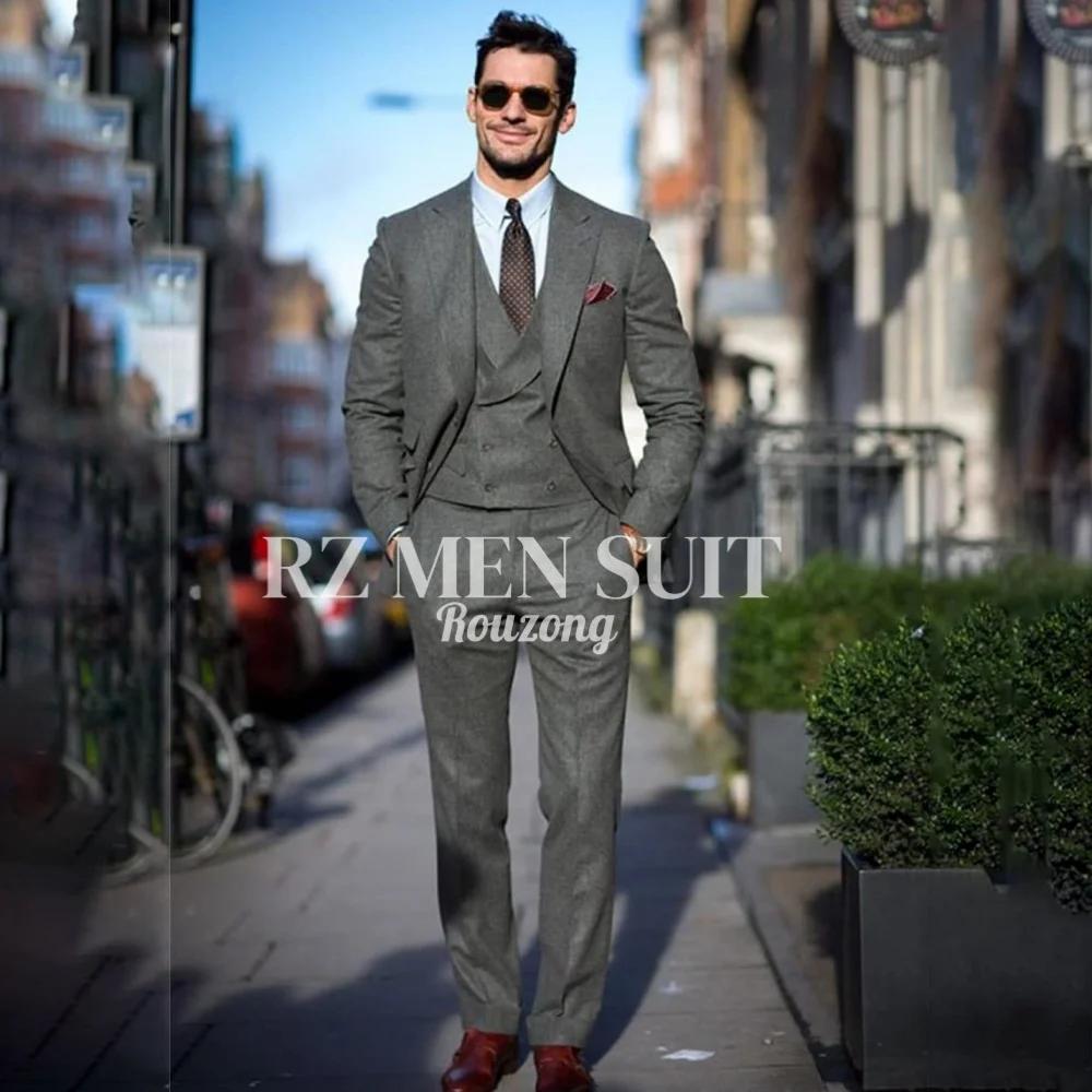 Costumes en tweed pour hommes