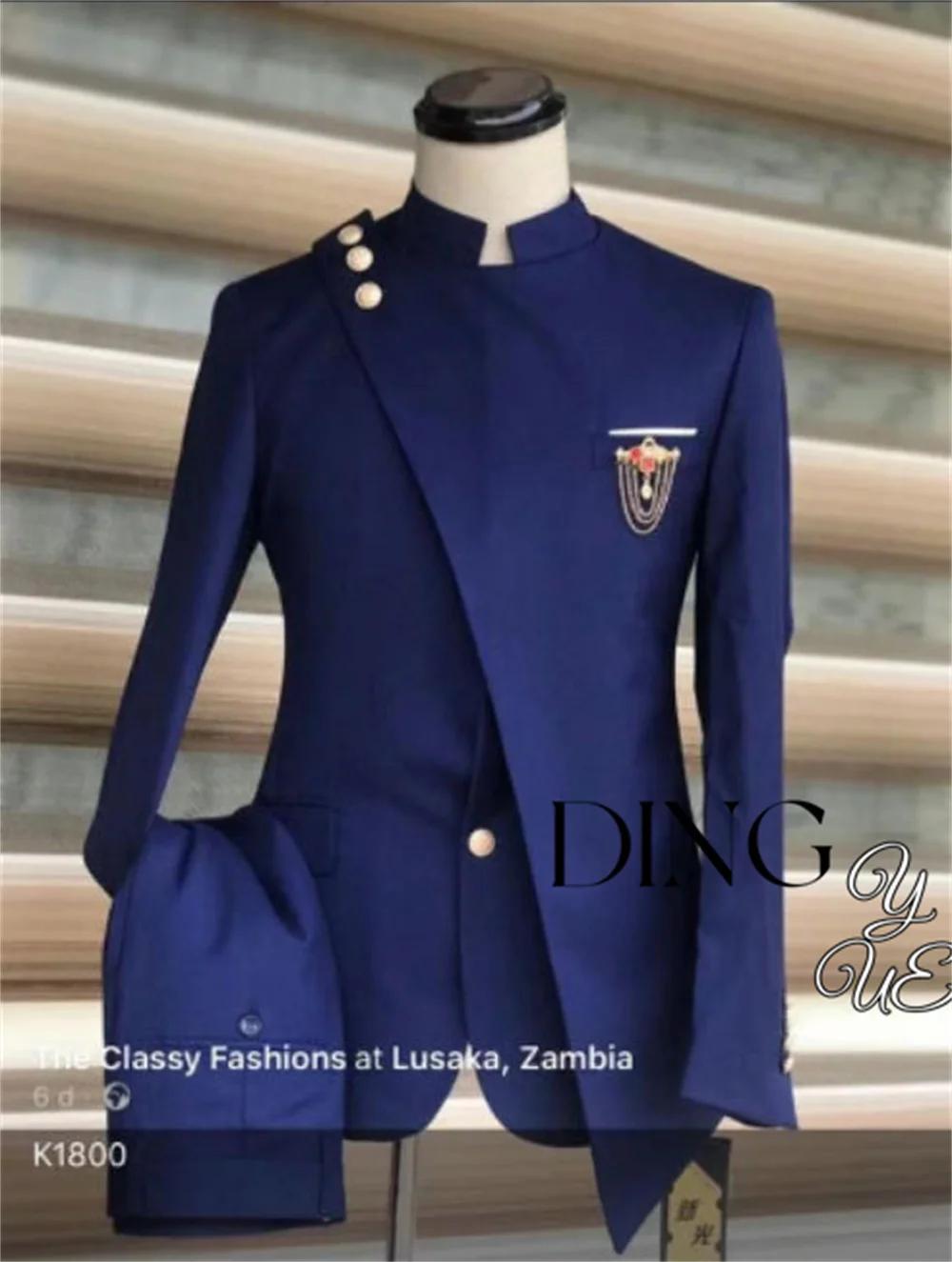 Blazer de Mariage Bleu Marine pour Homme