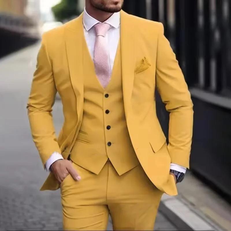 Costumes de luxe rose pour hommes