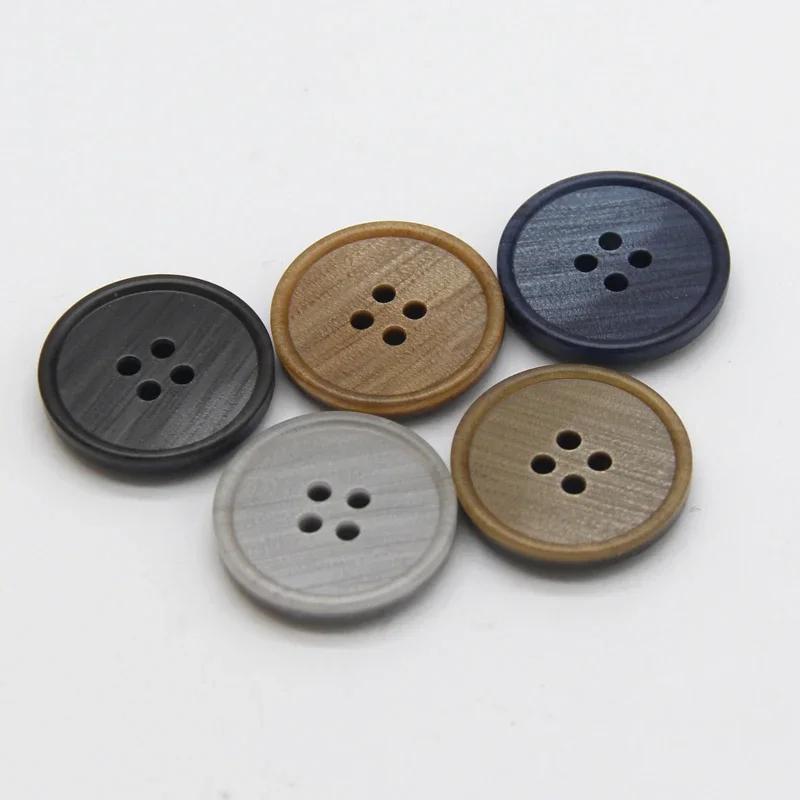 Costume pour hommes, boutons en résine bleu noir