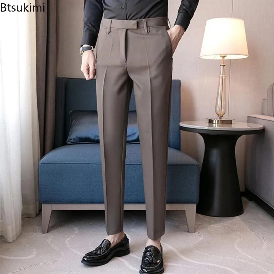 Nouveau pantalon de costume pour homme style britannique