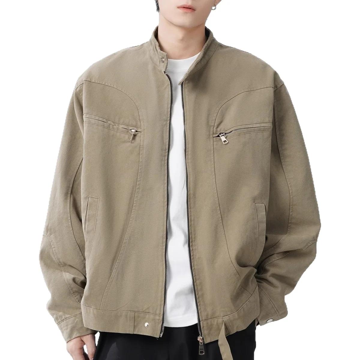Veste Vintage 2026 pour Homme – Nouvelle Collection Printemps-Automne – Coupe Ample Décontractée – Vêtements