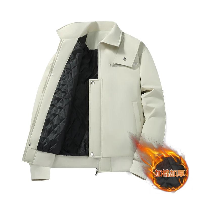 Veste de travail matelassée épaisse et chaude pour homme