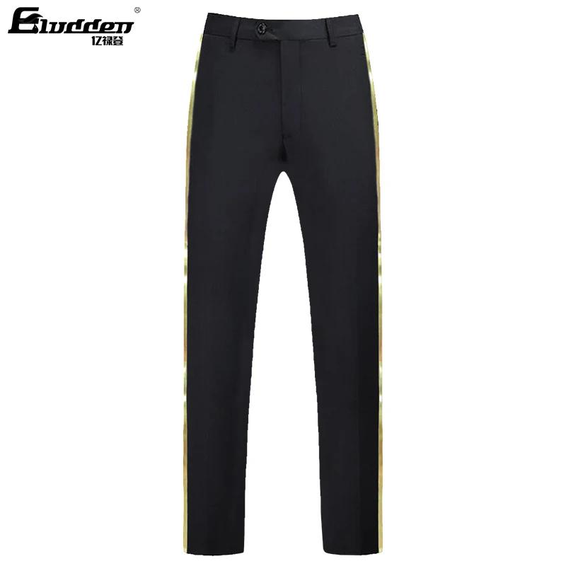 Pantalon de costume noir pour hommes