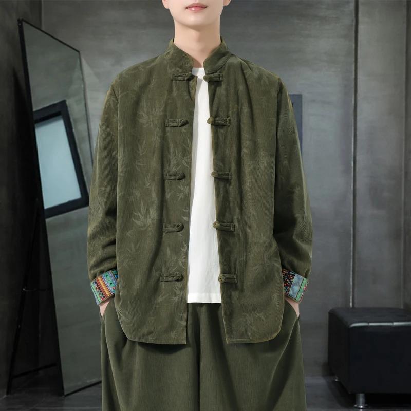 Veste en velours côtelé pour homme