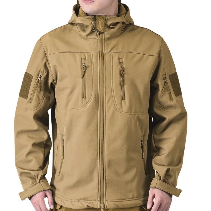 Veste tactique en peau de requin pour homme