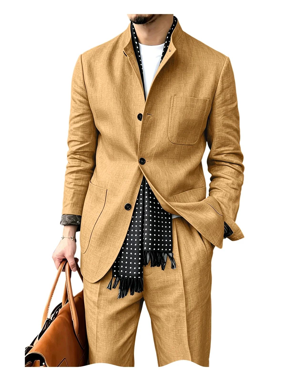 Costume en lin pour homme