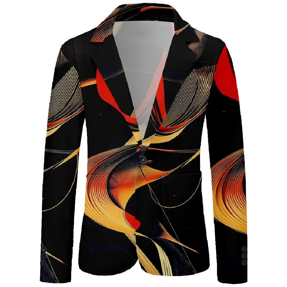 Veste de costume jaune élégante pour hommes