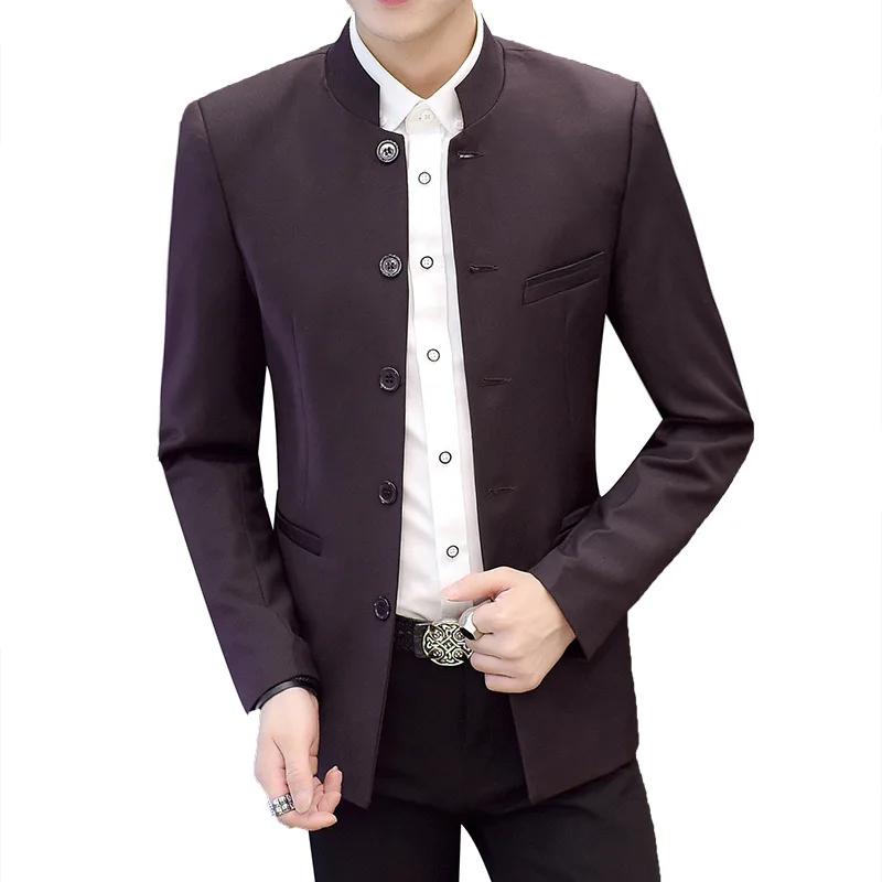 Costumes tuniques de style chinois pour hommes