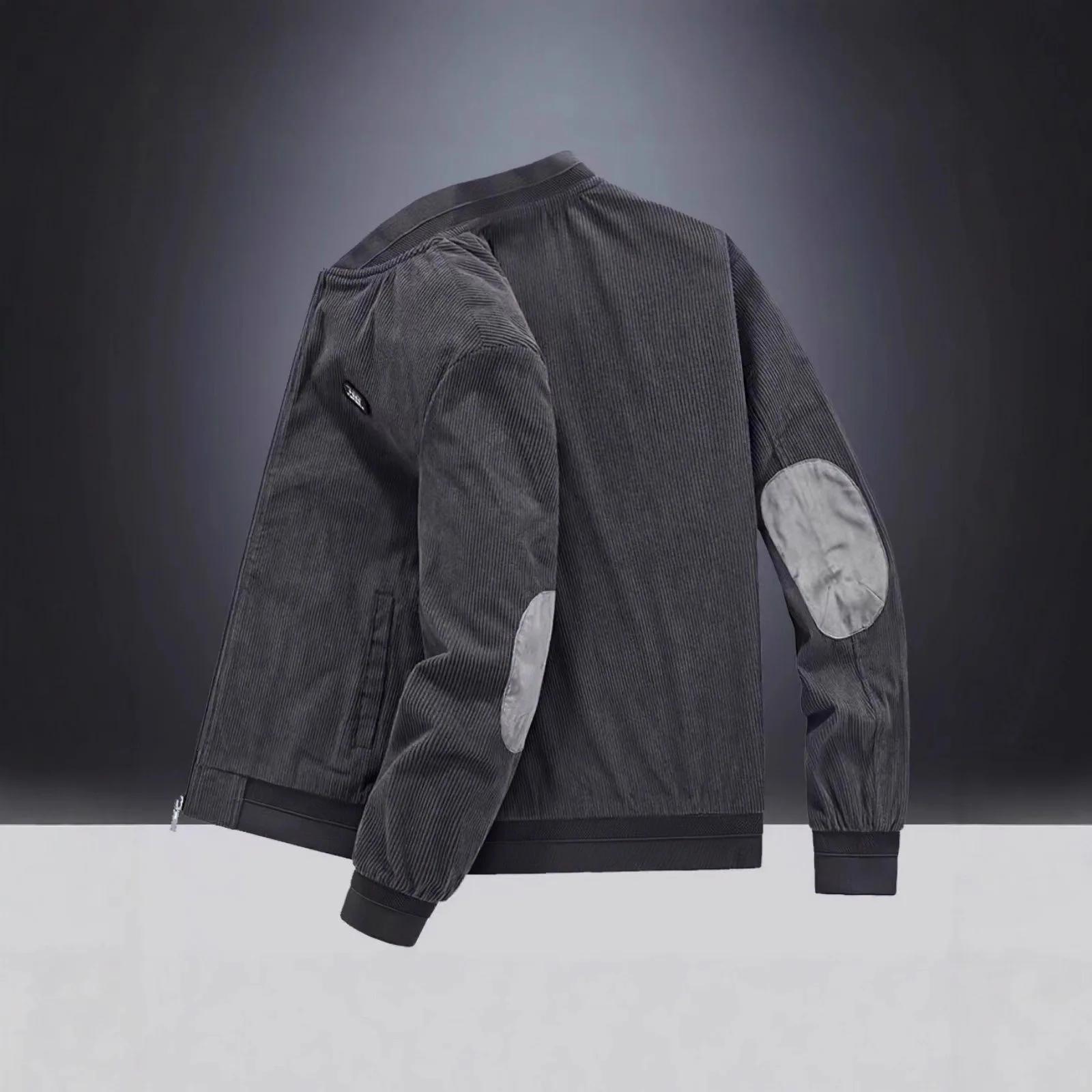 Veste d'hiver en velours côtelé pour hommes