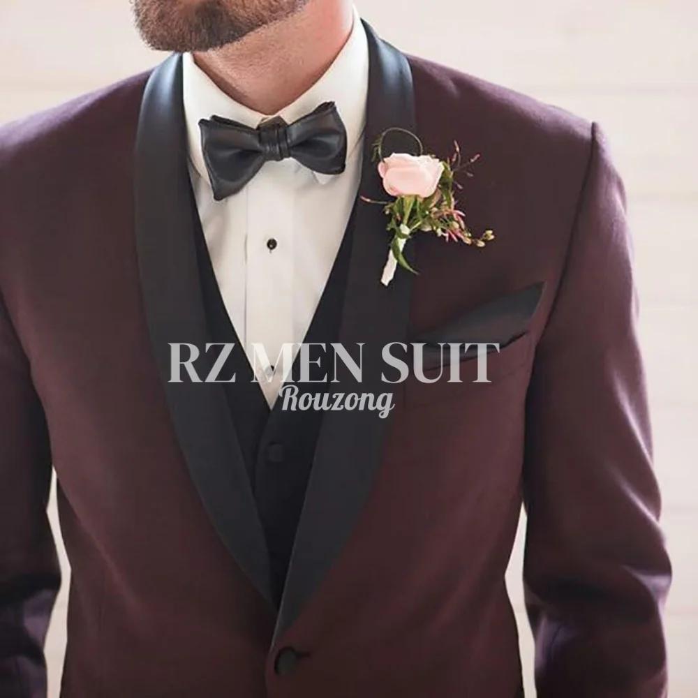 Costume de smoking 3 pièces pour homme