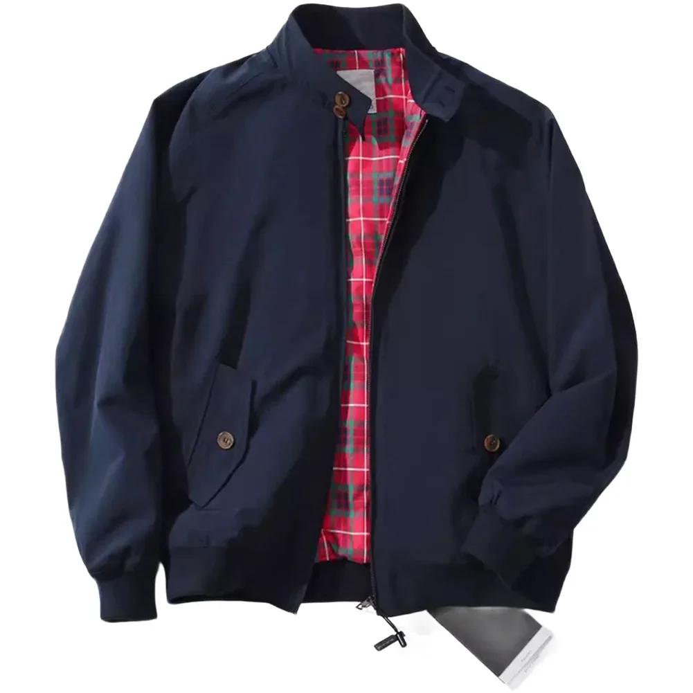 Veste pour les vacances manteau à col montant vêtements d'extérieur pour hommes activités décontractées 2XL