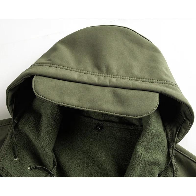 Veste tactique en peau de requin pour homme
