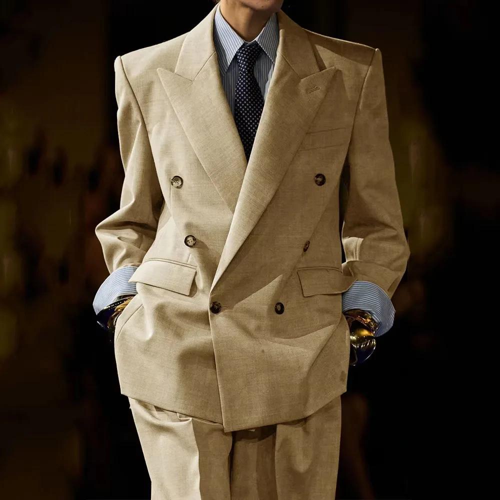 Ensemble de costume en lin pour homme