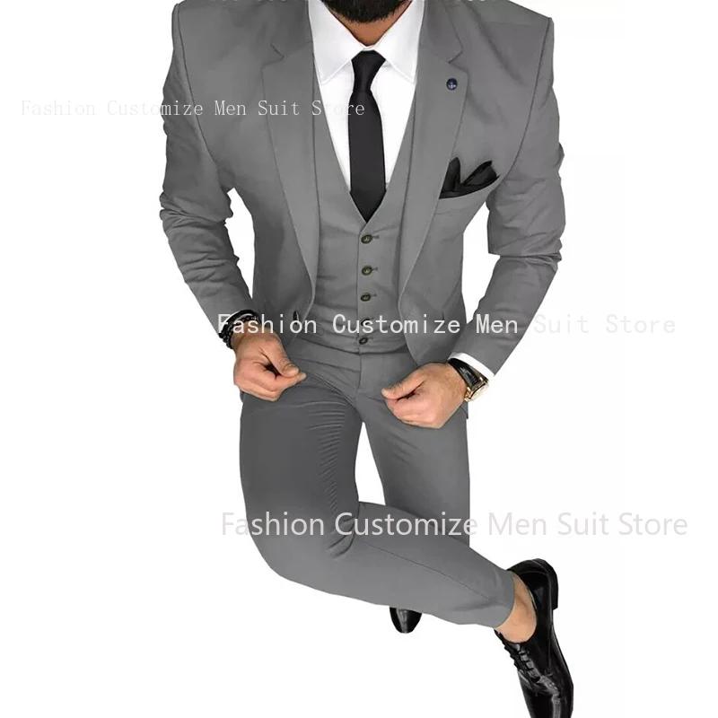 Smoking de mariage classique vert olive pour hommes