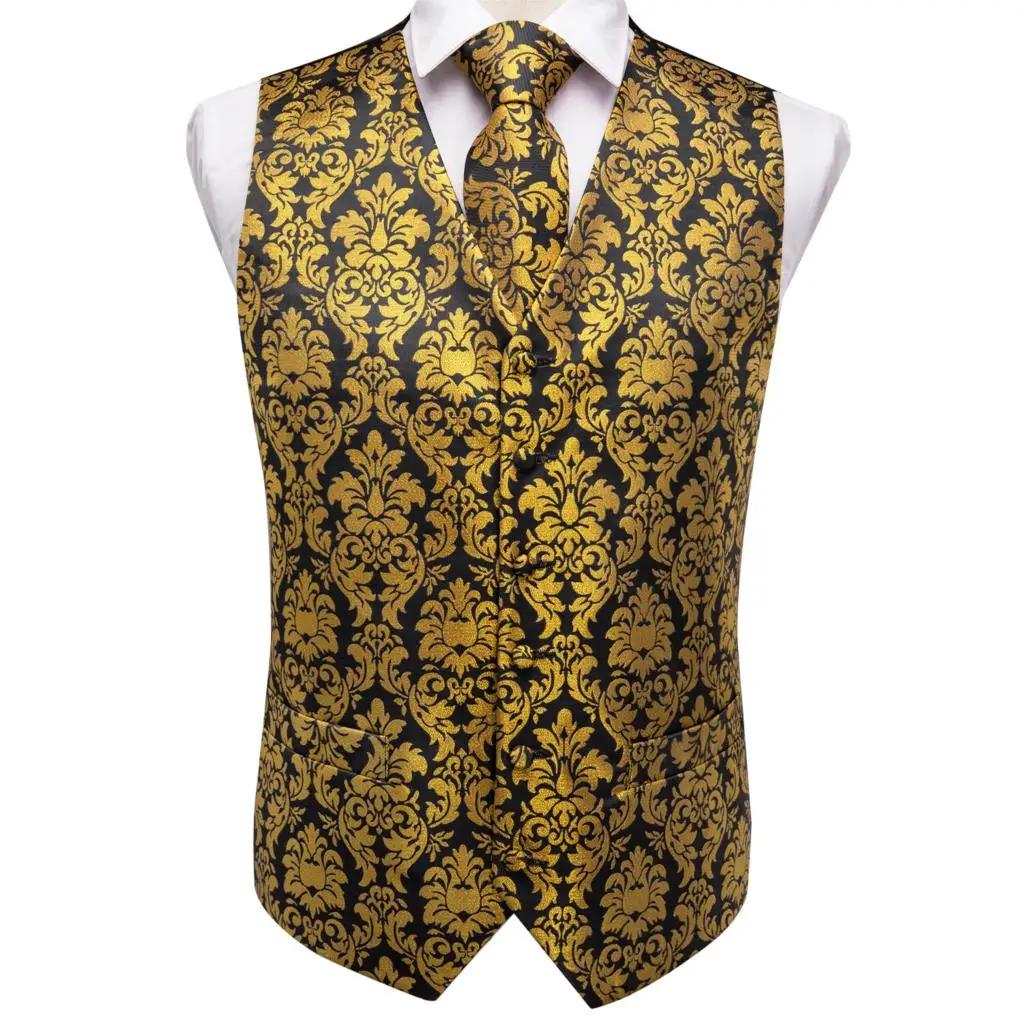 Veste de costume en or pour hommes