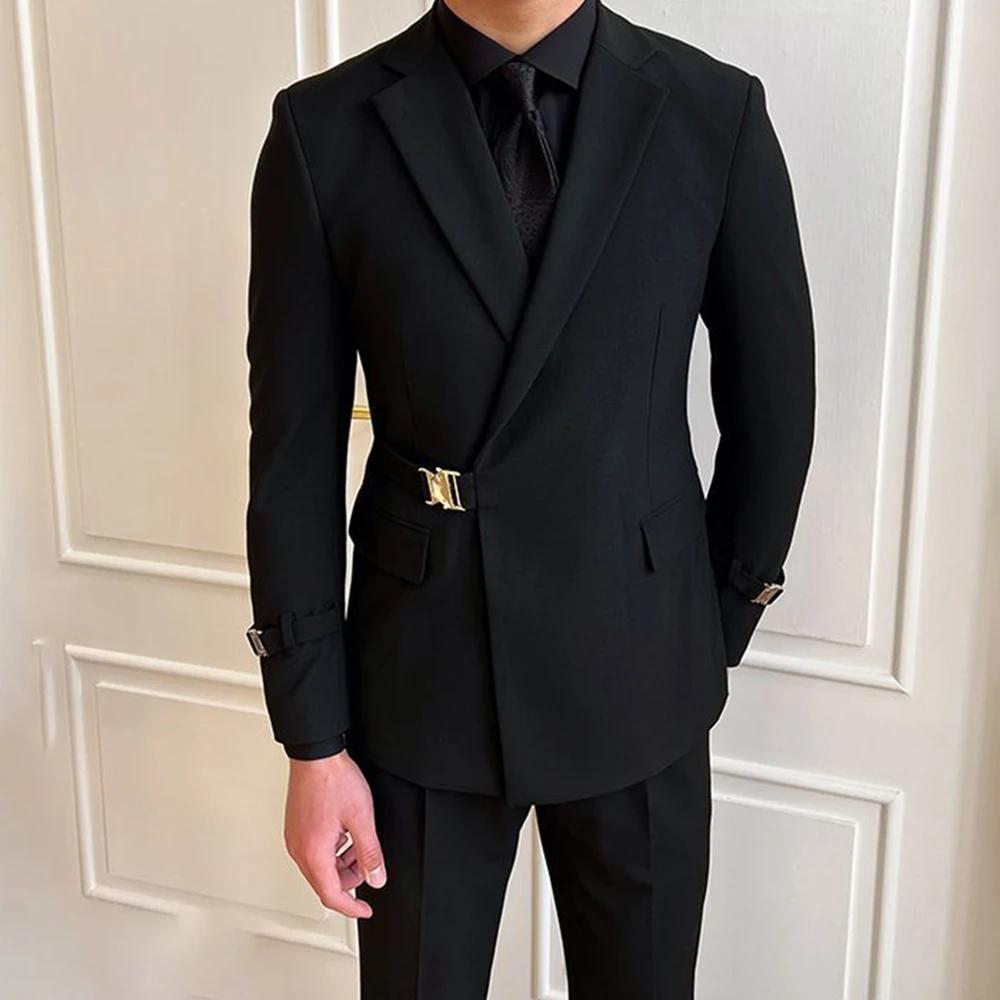 Veste de costume de Style britannique pour homme