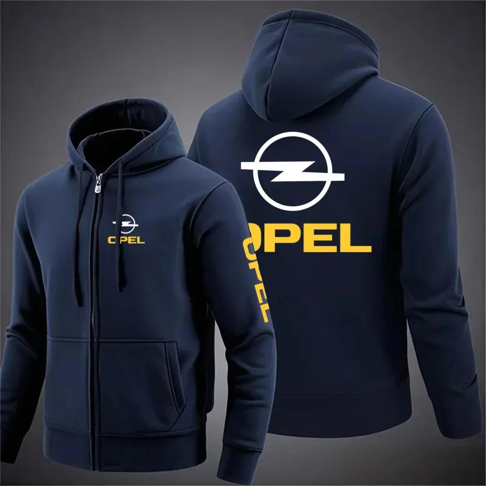 Opel – veste à manches longues de couleur unie pour hommes