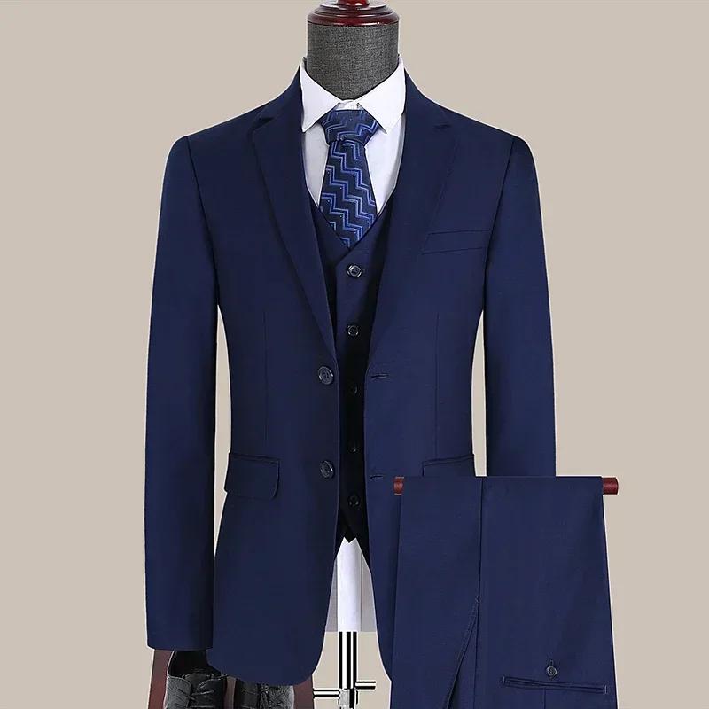 Costume uni élégant et formel pour homme