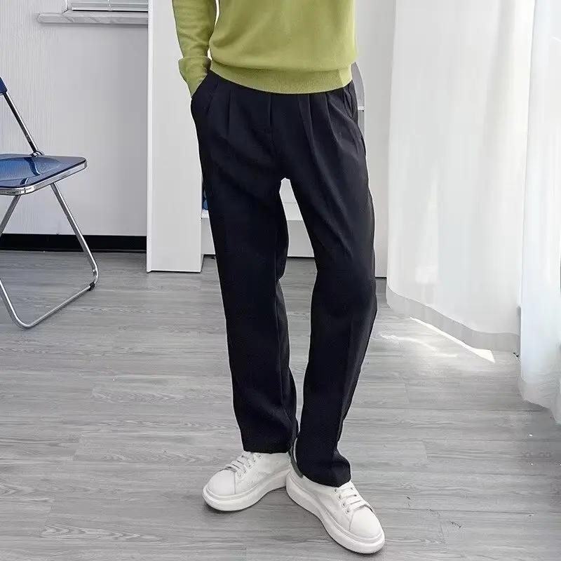Ltalian Style Gentleman costume pantalon pour hommes affaires décontracté coupe ajustée Napoli