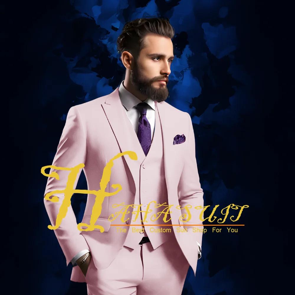 Costumes pour hommes pour marié 3 pièces smoking
