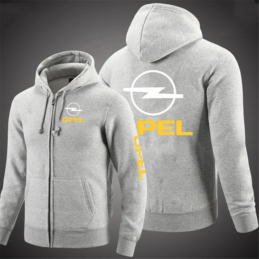 Opel – veste à manches longues de couleur unie pour hommes