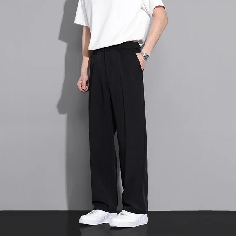 Pantalon de costume beige pour hommes
