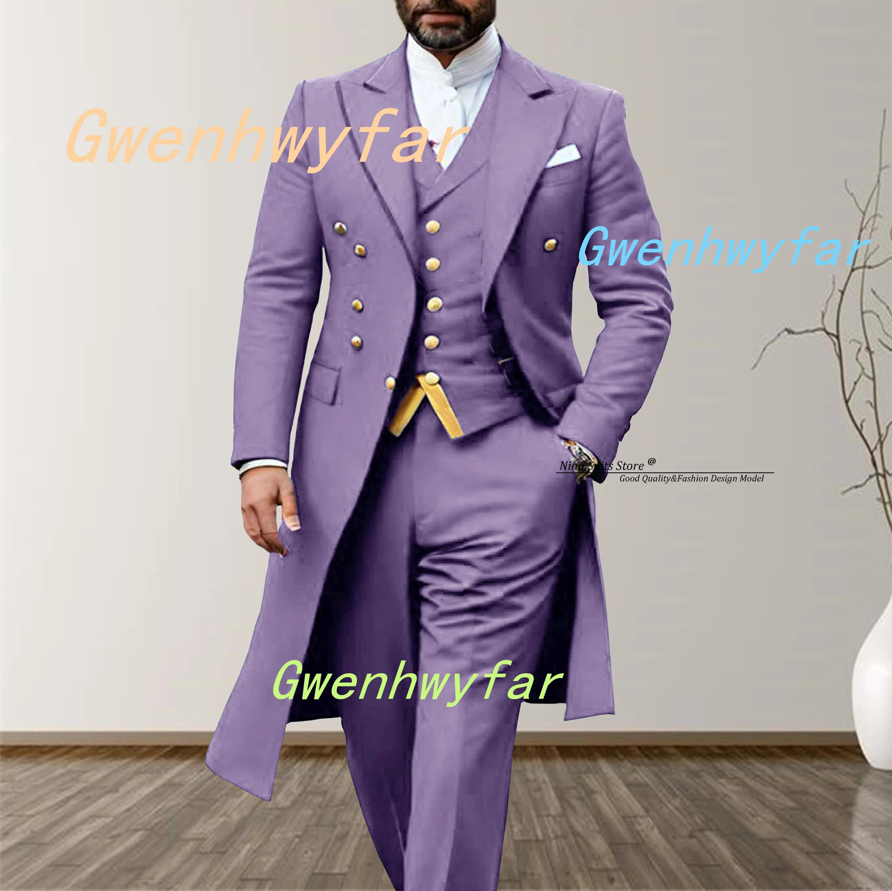 Gwenhwyfar 2026 – Nouveauté : Costume élégant 3 pièces turquoise pour homme avec gilet et pantalon décontracté