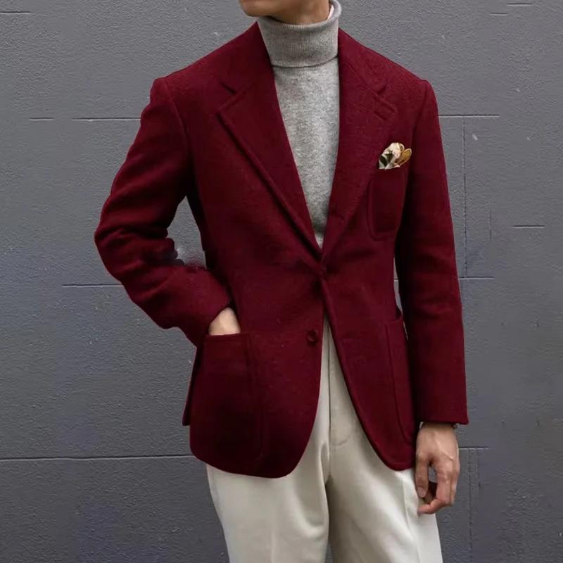 Blazer en tweed pour homme