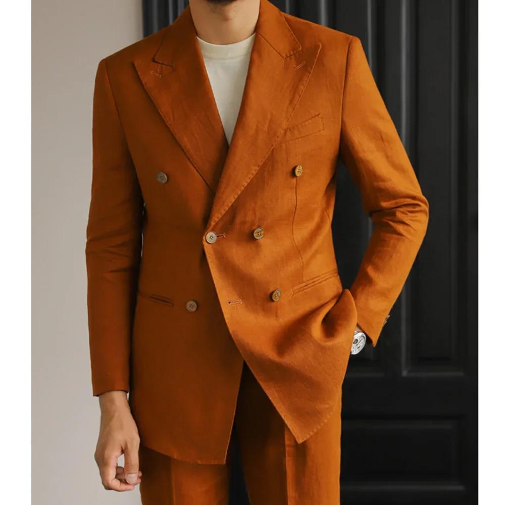 Costumes en lin chic pour hommes