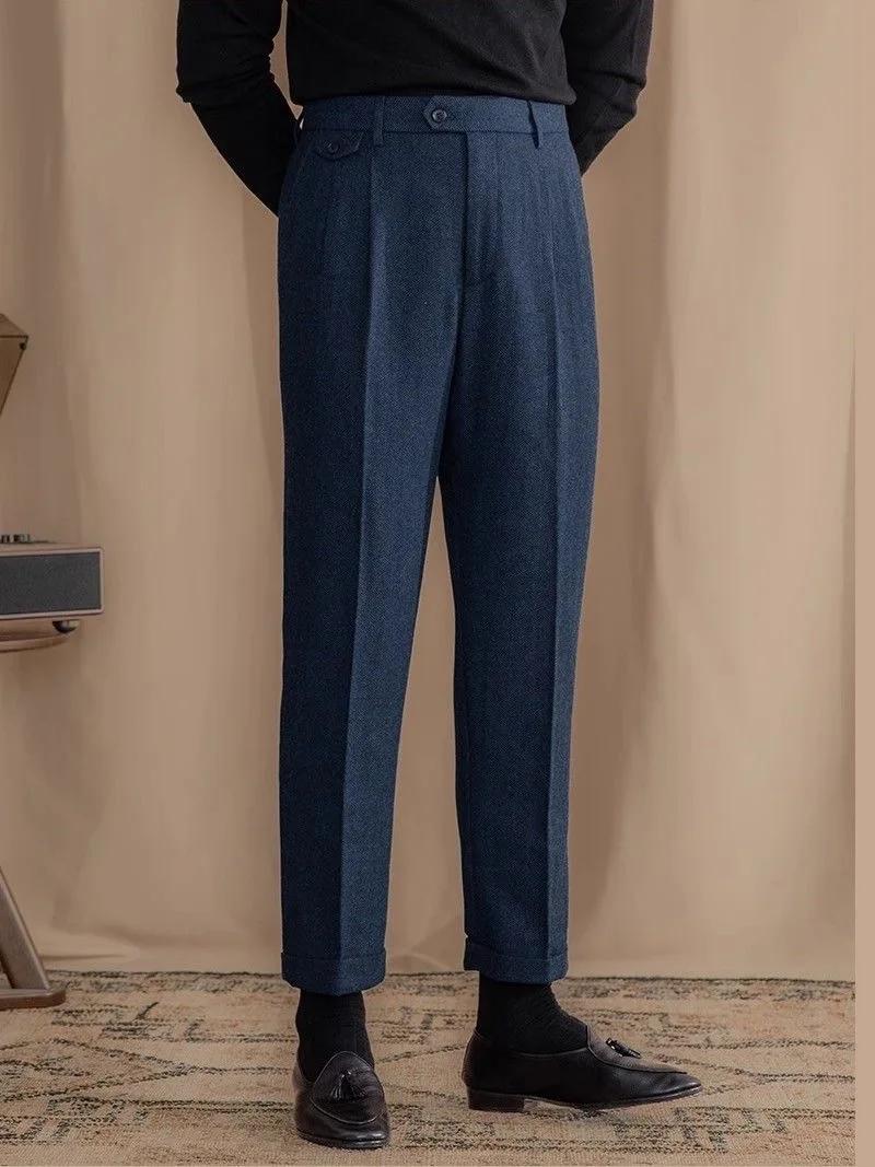 Pantalon de costume Vintage italien pour hommes