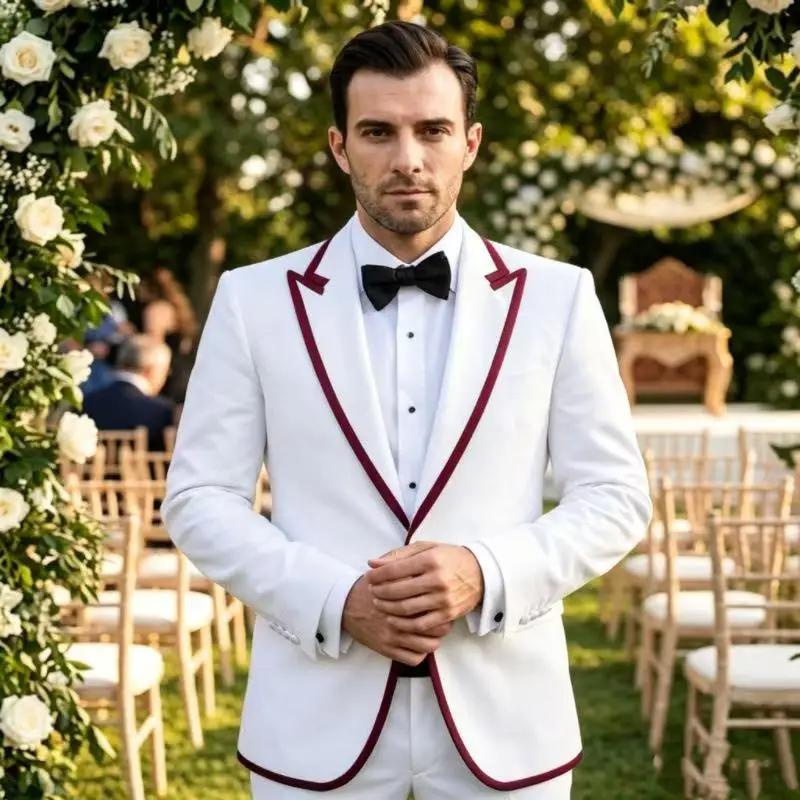 Costume de smoking formel pour homme