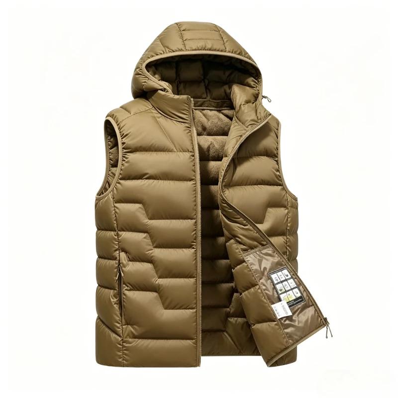 Gilet matelassé sans manches pour homme