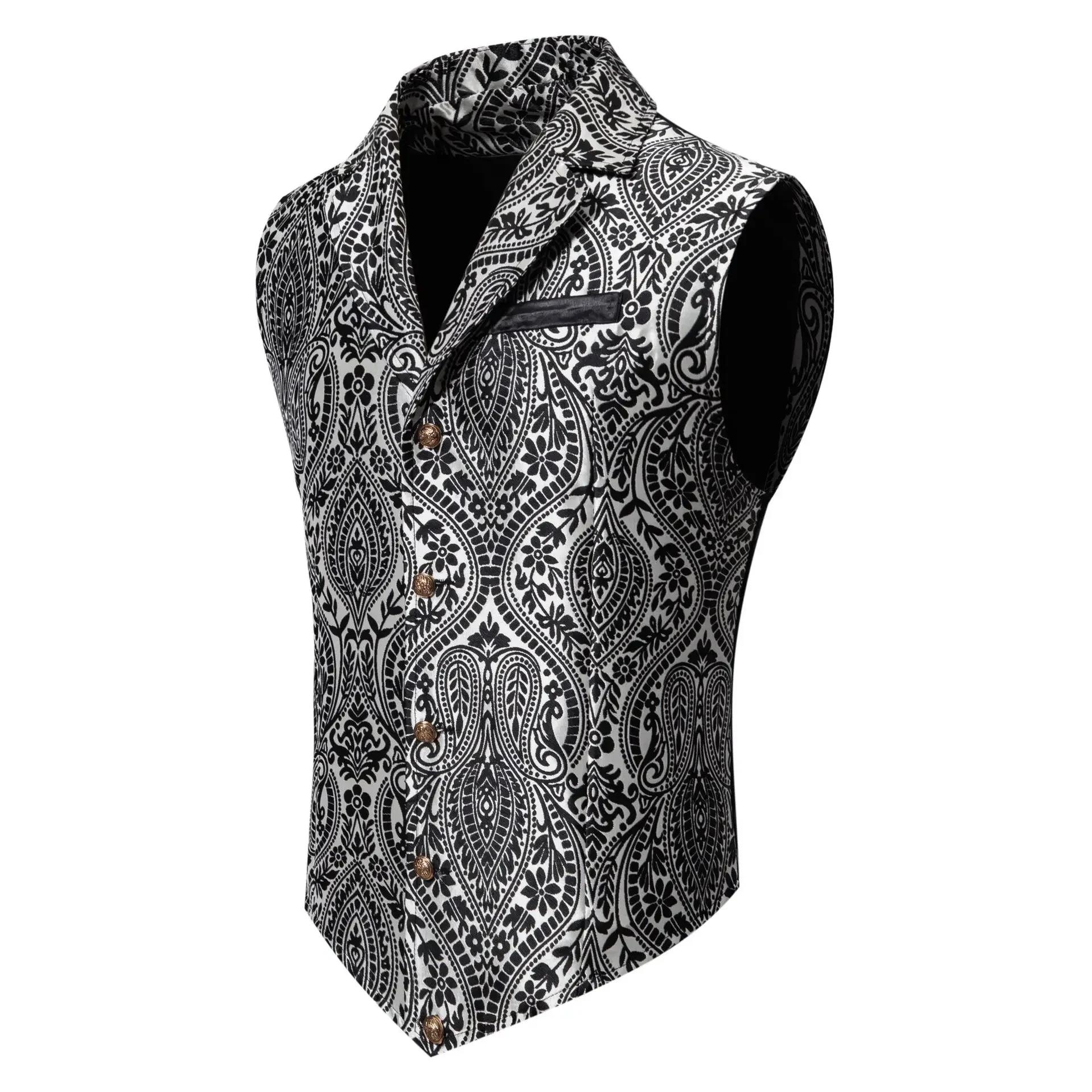 Manteau en fibre Jacquard bleu pour hommes