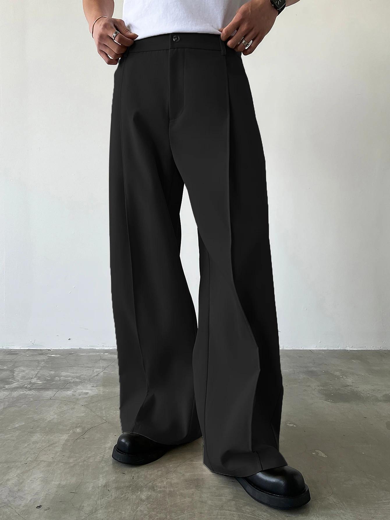 Pantalon de costume pour homme taille haute