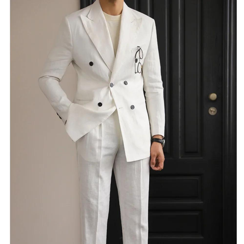Costumes en lin chic pour hommes