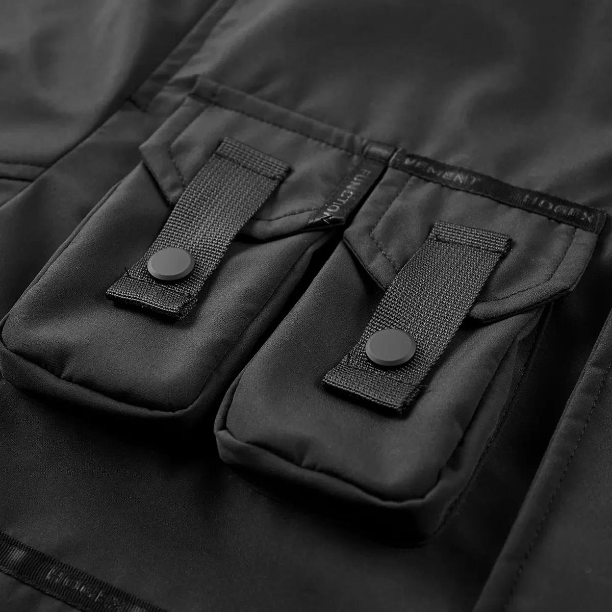 BlackDulBomber-Veste Multipoches Fonctionnelle pour Homme